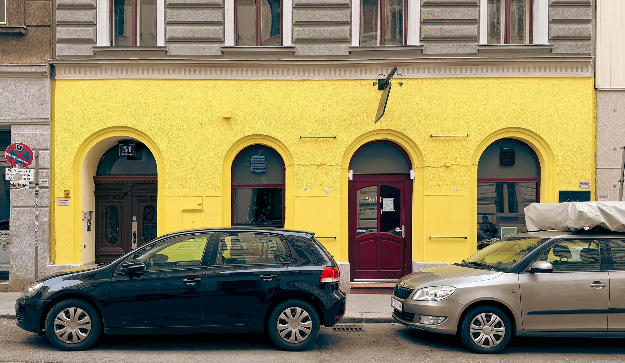 Ursprüngliche Fassade vor der Konzeptentwicklung